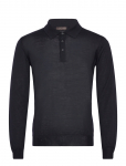 Oscar Jacobson - Melvin Poloshirt - Pikkade varrukatega kootud polos&auml;rgid - XXL