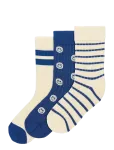 Minipop - Minipop Season Bamboo Socks 3 Pcs - Sokid - 19/22