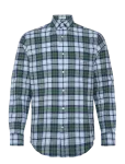 Gant - Reg Cotton Linen Check Shirt - Ruudulised s&auml;rgid - L
