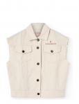 THE ANIMALS OBSERVATORY - Hog Kid Vest Raw White - Vestid - 14 Y