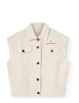 THE ANIMALS OBSERVATORY - Hog Kid Vest Raw White - Vestid - 14 Y