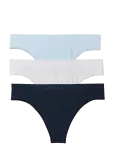 Calvin Klein - Thong 3 Pk - Stringid - XS