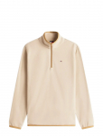 Tommy Jeans - Tjm Reg S Flag Polar Fleece Qz - Poolpika lukuga džemprid - XXL