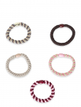 Pieces - Pcjasmina Hair Elastic 5-Pack D2D - Juuksekummid - ONE SIZE