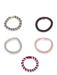 Pieces - Pcjasmina Hair Elastic 5-Pack D2D - Juuksekummid - ONE SIZE