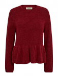 MOS MOSH - Mmthora O-Neck Frill Knit - Pikkade varrukatega - XL