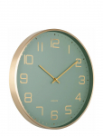 KARLSSON - Wall Clock Elegance Glow Jungle Green - Seinakellad - &Oslash; 40 CM