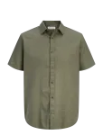 Jack & Jones - Jjesummer Linen Blend Shirt S/S Sn - L&uuml;hikeste varrukatega s&auml;rgid - XL