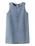 Name It - Nkfamelia Sl Dnm Dress 2188-Gy T - Varrukateta vabaajakleidid - 164
