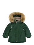 Mikk-line - Winter Jacket Solid With Fake Fur - Talvejoped - 134