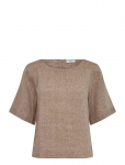 Bruun & Stengade - Bs Lucianne Regular Fit Top - L&uuml;hikeste varrukatega - S
