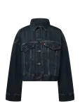 Levi's&reg; - Loose Crop Trucker High Vibrat - L&uuml;hikesed teksap&uuml;ksid - M