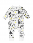 MUMIN - L&auml;ttja Pyjamas Sv/Vit 68 - Pidžaama kombinesoonid - 74