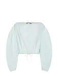 ROTATE - Tie Strap Ls Top - Pikkade varrukatega - 36
