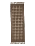 Noble House - Rug Check Black 70X200 - Esikuvaibad - 70X200CM