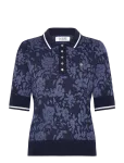 Original Penguin Golf - Botanical Jacquard Short Sleeve Sweater Polo - Spordipolod - XS