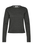 Weekday - Slim Long-Sleeved Cotton Top - Pikkade varrukatega - S
