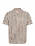 Revolution - Short-Sleeved Cuban Shirt - L&uuml;hikeste varrukatega s&auml;rgid - M