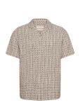 Revolution - Short-Sleeved Cuban Shirt - L&uuml;hikeste varrukatega s&auml;rgid - M