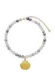 Bud To Rose - Marbella Necklace Brown/Gold - P&auml;rlitega kaelakeed - ONE SIZE