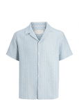 Jack & Jones - Jormontauk Crochet Shirt Ss Sa26 Ln - Vabaaja s&auml;rgid - XXL