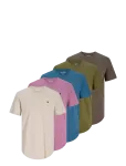 Jack & Jones - Jprblabrody Tee Ss Crew Neck 5Pk Mp Noos - L&uuml;hikeste varrukatega - M