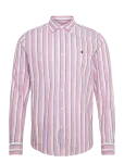 Morris - Douglas Linen Mix Stripe Shirt-Classic Fit - Vabaaja s&auml;rgid - L