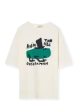 THE ANIMALS OBSERVATORY - Collie Kid T-Shirt White Telephone - L&uuml;hikeste varrukatega - 92