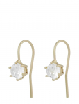 SN&Ouml; Of Sweden - Callie Hook Crystal Ear G/Clear-Onesize - Rippuvad k&otilde;rvar&otilde;ngad - ONE SIZE