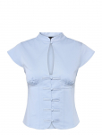 Gina Tricot - Keyhole Top - L&uuml;hikeste varrukatega - 38