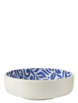 J-Line - Salad Bowl Floral Man Wd Bl/W - Salatikausid - &Oslash; 38 CM