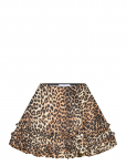 Ganni - Ruffled Leopard Print Mini Skirt - L&uuml;hikesed seelikud - 38