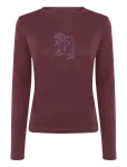 Maison Kitsune - Woodland Fox Long Sleeves Slim Tee-Shirt - Pikkade varrukatega - L