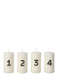 Broste Copenhagen - Advent Calender Candle Glossy - Advendik&uuml;&uuml;nlad - H10CM