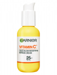 Garnier - Garnier Vitamin C* 2In1 Glow Boosting Serum Cream Spf25 For Dull Skin 50 Ml - Seerumid - 50 ml