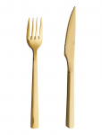 Aida - Raw Steakset Gold Color Coating 8 Pcs Set - S&ouml;&ouml;giriistade komplektid - L21CM