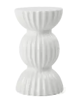 Lyngby Porcel&aelig;n - Lyngby Tura Candle Holder H14 White - K&uuml;&uuml;nlajalad - H:14CM