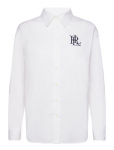 Lauren Ralph Lauren - Relaxed Fit Stretch Cotton Shirt - Pikkade varrukatega - XS