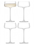 LSA International - Metropolitan Champagne Saucer Set 4 - &Scaron;ampanjaklaasid - 30 CL