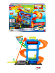 Hot Wheels - City Tunnel Twist Car Wash & Color Shifters Vehicle In 1:64 Scale - S&otilde;idukigaraažid - ONE SIZE