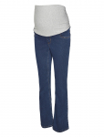 Mamalicious - Mlcille Dark Blue Flared Jegging - Maternity Clothes - XS