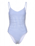 Becks&ouml;ndergaard - Striba Gathered Bea Swimsuit - Ujumisriided - XL