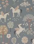 Majvillan - Wallpaper True Unicorns Evening Blue - Wallpapers - 1005X 53CM