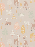 Majvillan - Wallpaper Golden Woods Dusty Lilac - Wallpapers - 1005X 53CM