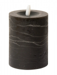 C'est Bon - Rustic Finish Led Pillar Candle - LED-k&uuml;&uuml;nlad - H10CM