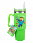 Paladone - Minecraft Green 900Ml Multiway Travel Cup Straw - Tassid ja kruusid - H:24.5CM