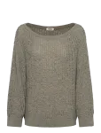 Monki - Loose Open-Knit Side Slit Sweater - Džemprid - S