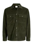 Jack & Jones - Jjeperfect Corduroy Overshirt Ls Sn - Velvets&auml;rgid - M