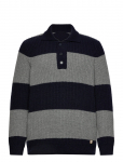 Armor Lux - Sweater Polo Neck H&eacute;ritage - Pikkade varrukatega kootud polos&auml;rgid - M