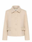 Cream - Crcessie Short Coat - Kerged suvejakid - 40